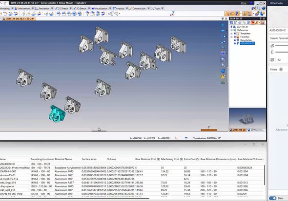3DPartFinder for TopSolid